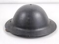 Großbritannien 2.Weltkrieg, Stahlhelm datiert 1943, Nach dem Krieg lackiert, das Innenfutter nicht gestempelt
