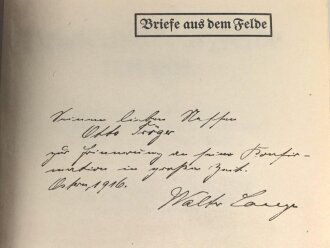 Briefe aus dem Felde 1914/1915. Für das deutsche...