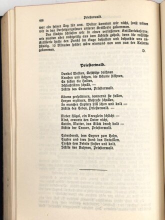 Briefe aus dem Felde 1914/1915. Für das deutsche Volk herausgegeben im Auftrage der Zentralstelle zur Sammlung von Feldpostbriefen. 798 Seiten, datiert 1916