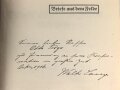 Briefe aus dem Felde 1914/1915. Für das deutsche Volk herausgegeben im Auftrage der Zentralstelle zur Sammlung von Feldpostbriefen. 798 Seiten, datiert 1916