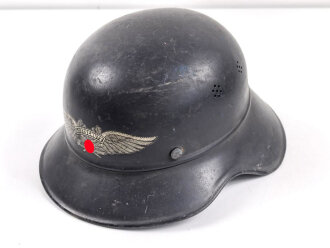 Stahlhelm Luftschutz, in allen Teilen original, das...