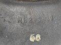 Stahlhelm Luftschutz, in allen Teilen original, das Innenfutter aus Ersatzmaterial. Eine Niete fehlt