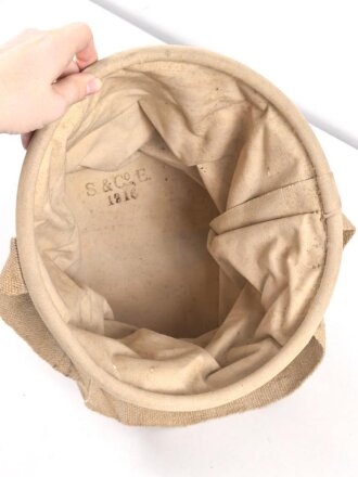 Faltbarer Wassersack, Bodendurchmesser etwa 28cm, Hersteller  "S & Co E. 1916"