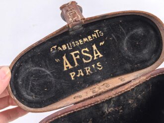 Großbritannien, Fernglasbehälter von AFSA Paris, höchstwahrscheinlich aus der Zeit des 1. Weltkrieg