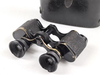 Voigtländer Braunschweig, Fernglas 6 x 21 in Behälter. Gute Durchsicht, Druckknopfverschluss des Behälters funktioniert nicht.