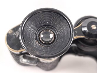 Voigtländer Braunschweig, Fernglas 6 x 21 in Behälter. Gute Durchsicht, Druckknopfverschluss des Behälters funktioniert nicht.