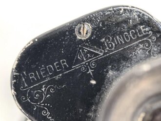 C.P Goerz Berlin, Trieder Binocle 12x, leicht unscharfe Durchsicht, Verstellungen gängig