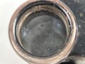 Doppelfernrohr 6 x 30 ohne jegliche Bezeichnung.. Sicherlich militärisches Glas da rechts eine Strichplatte verbaut ist. Verstellungen schwer gängig, Durchsicht lässt sich nicht ganz klar stellen