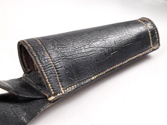 Bandolier für Fahnenträger. Schwarzes Lackleder, weich, ohne Markierungen. Vermutlich Kriegerverein oder ähnliches