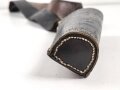Bandolier für Fahnenträger. Schwarzes Lackleder, weich, ohne Markierungen. Vermutlich Kriegerverein oder ähnliches