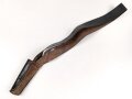 Bandolier für Fahnenträger. Schwarzes Lackleder, weich, ohne Markierungen. Vermutlich Kriegerverein oder ähnliches