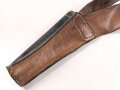 Bandolier für Fahnenträger. Schwarzes Lackleder, weich, ohne Markierungen. Vermutlich Kriegerverein oder ähnliches
