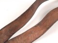 Bandolier für Fahnenträger. Schwarzes Lackleder, weich, ohne Markierungen. Vermutlich Kriegerverein oder ähnliches