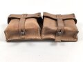 Magazintasche Wehrmacht für 2 Magazine K43 / G43. Hersteller ros 1944.