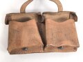 Magazintasche Wehrmacht für 2 Magazine K43 / G43. Hersteller ros 1944.