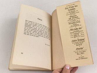 "Tagebuch B1 - Heitere Erlebnisse eines Freiwilligen aus dem Großen Krieg" 92 Seiten, datiert 1936, DIN A5