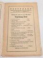 "Festprogramm der Wiedersehensfeier am 1. und 2. Juli 1933 der ehem Angehörigen des R.J.R 221 Offenbach am Main" 14 Seiten, DIN A5