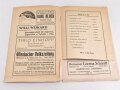 "Festprogramm der Wiedersehensfeier am 1. und 2. Juli 1933 der ehem Angehörigen des R.J.R 221 Offenbach am Main" 14 Seiten, DIN A5