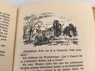 Sprung auf, marsch, marsch! - Erlebnisse beim Vormarsch in Frankreich 1914" 104 Seiten, DIN A5, Einband mehrfach eingerissen