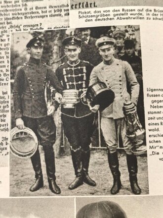 "So war es! Ein Bildbericht vom wehrhaften Deutschland 1915-1918" datiert 1933, 128 Seiten, DIN A5