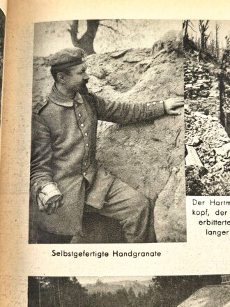 "So war es! Ein Bildbericht vom wehrhaften Deutschland 1915-1918" datiert 1933, 128 Seiten, DIN A5