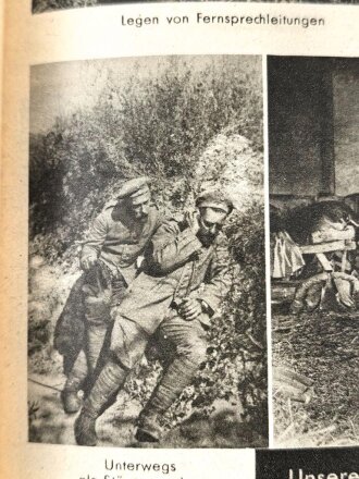"So war es! Ein Bildbericht vom wehrhaften Deutschland 1915-1918" datiert 1933, 128 Seiten, DIN A5