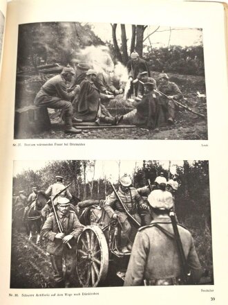 "Um Vaterland und Freiheit" datiert 1915, 112 Seiten, DIN A4, Einband rissig und defekt