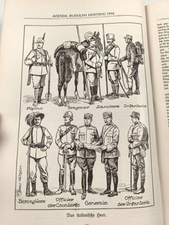 "Agenda 1916" datiert 1915, 116 Seiten plus Anhang, DIN A4