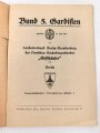 "Mitglieder Verzeichnis des Bundes 5. Gardisten" datiert 1937, 32 Seiten, DIN A5, eingerissen