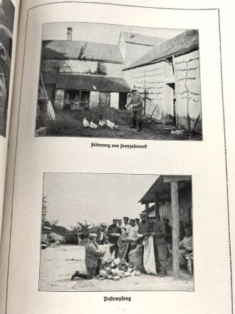 "Bilder aus der Champagne und von der Aisne - Zweite Folge 1916" 80 Seiten, unter DIN A4