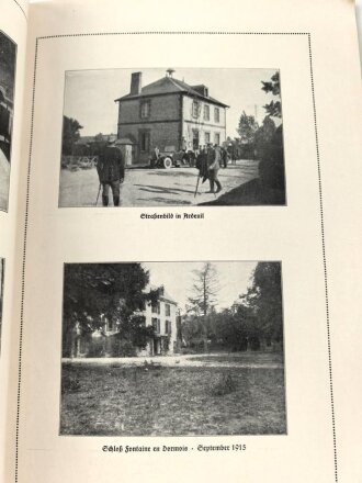 "Bilder aus der Champagne und von der Aisne - Zweite Folge 1916" 80 Seiten, unter DIN A4