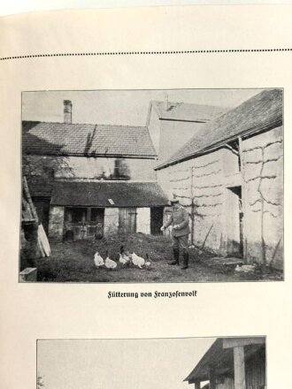 "Bilder aus der Champagne und von der Aisne - Zweite Folge 1916" 80 Seiten, unter DIN A4