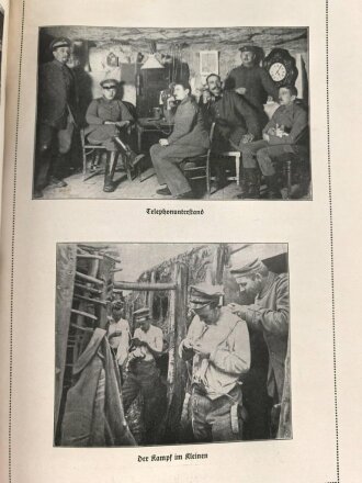 "Bilder aus der Champagne und von der Aisne - Zweite Folge 1916" 80 Seiten, unter DIN A4