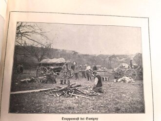 "Bilder aus der Champagne und von der Aisne - Zweite Folge 1916" 80 Seiten, unter DIN A4