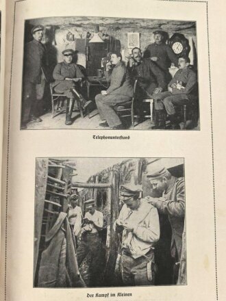 "Bilder aus der Champagne und von der Aisne - Zweite Folge 1916" 80 Seiten, unter DIN A4