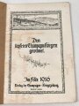 "Bilder aus der Champagne und von der Aisne - Zweite Folge 1916" 80 Seiten, unter DIN A4