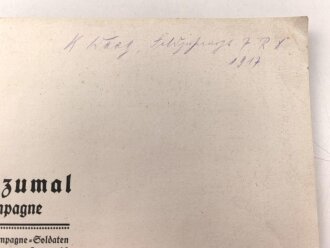 "Anno Dazumal in der Champagne 1914-1917 - Zweite...