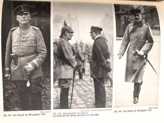 "Deutsche Heerführer in großer Zeit" datiert 1915, 112 Seiten, DIN A4