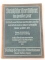 "Deutsche Heerführer in großer Zeit" datiert 1915, 112 Seiten, DIN A4