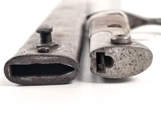 Seitengewehr Modell 1898/05 mit preussischer Abnahme von 191?. Gereinigtes Stück