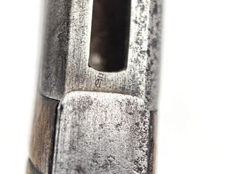 Seitengewehr Modell 1898/05 mit preussischer Abnahme von 191?. Gereinigtes Stück