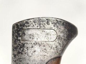 Seitengewehr Modell 1898/05 mit preussischer Abnahme von 191?. Gereinigtes Stück