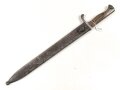 Seitengewehr Modell 1898/05 mit preussischer Abnahme von 191?. Gereinigtes Stück