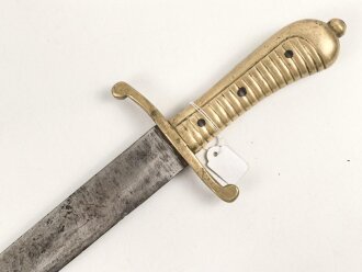 Bayern, Infanterie Faschinenmesser Modell 1830 ohne Scheide. " Gereinigtes" Stück