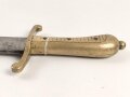 Bayern, Infanterie Faschinenmesser Modell 1830 ohne Scheide. " Gereinigtes" Stück