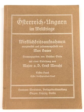 "Österreich-Ungarn im Weltkriege" datiert...