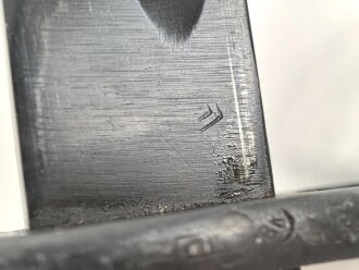 Jugoslawien Seitengewehr Messerbajonett Mauser 24/44, nummerngleiches Stück in gutem Zustand
