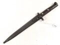 Jugoslawien Seitengewehr Messerbajonett Mauser 24/44, nummerngleiches Stück in gutem Zustand
