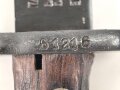 Jugoslawien Seitengewehr Messerbajonett Mauser 24/44, nummerngleiches Stück in gutem Zustand