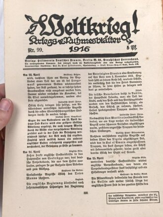 1.Weltkrieg, Konvolut "Weltkrieg Kriegs und...